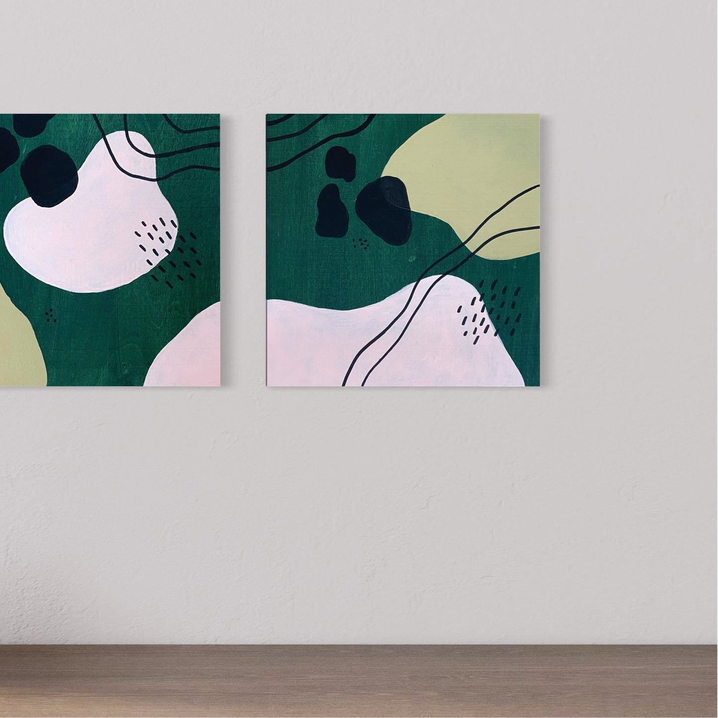 Midday Mirage – Original Abstract Paintings on Wood