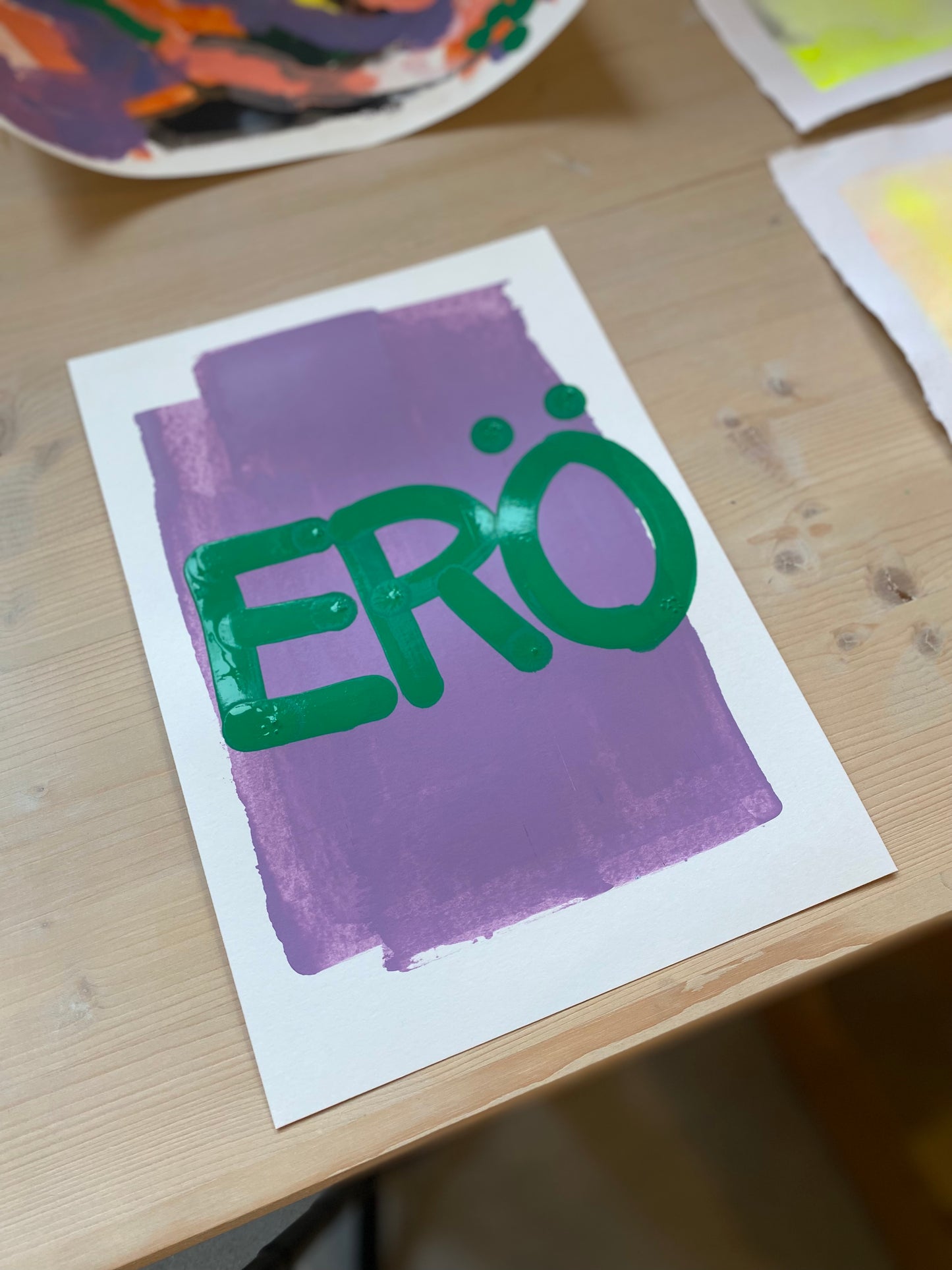 Your Word of the Year, Original Custom Painting