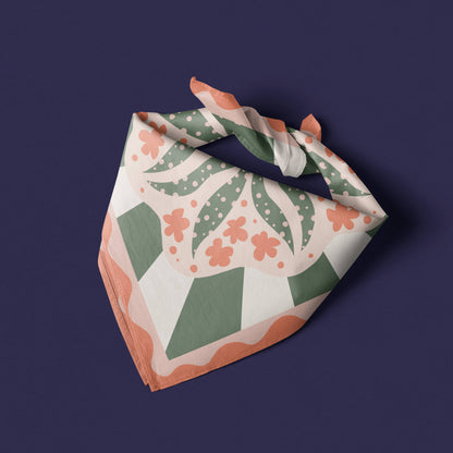 Organic Cotton Bandana – Limited Edition Floral