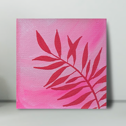 Original Abstract Painting, 10 x 10 cm