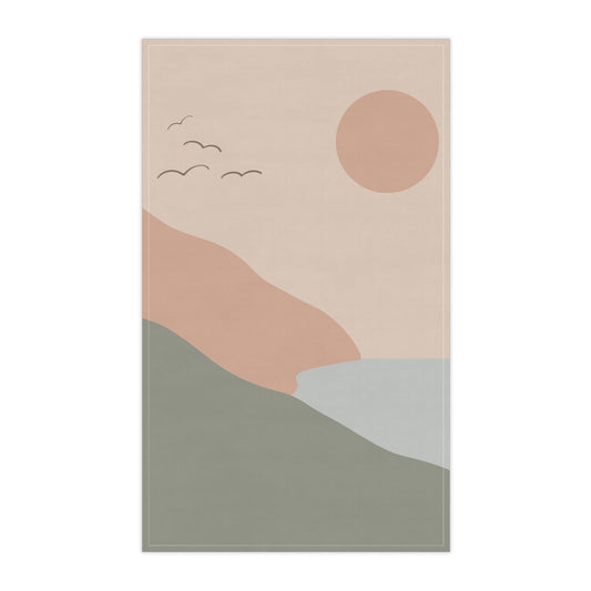 The Birds & The Sea – Art Tea Towel - Tania Bisaz