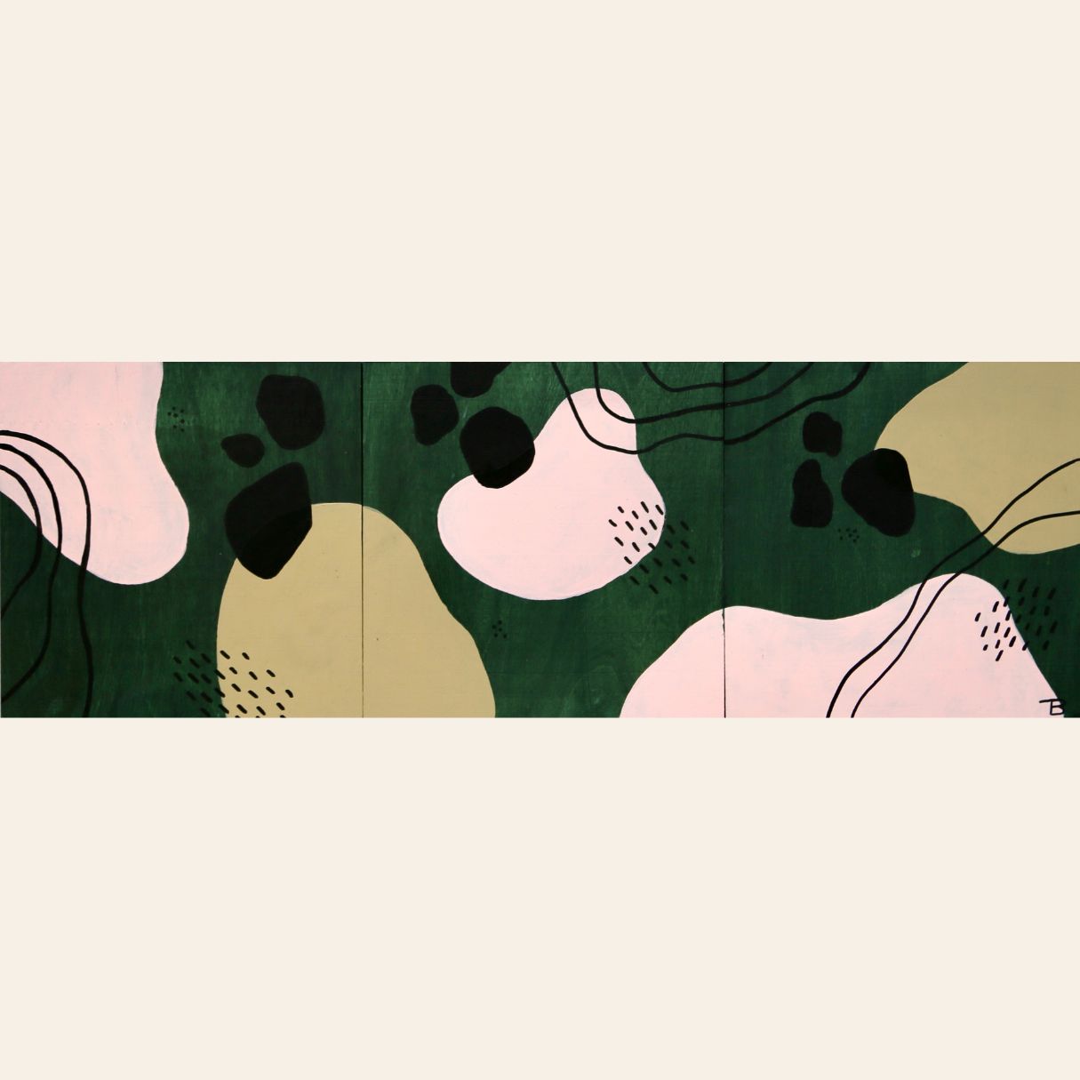 Midday Mirage – Original Abstract Paintings on Wood