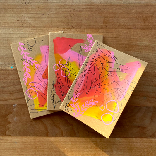 Mini Notebook Set with Original Art Covers (Set of 3)